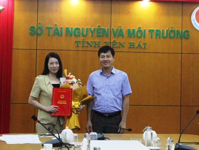 Bà Trịnh Thị Thu Huyền được bổ nhiệm làm Phó Giám đốc Sở TN&amp;amp;MT tỉnh Yên Bái.