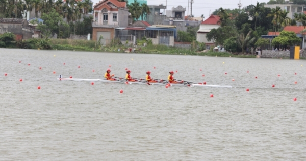 Hải Phòng: Đội tuyển Rowing Việt Nam xuất sắc vượt qua vòng loại bảng B