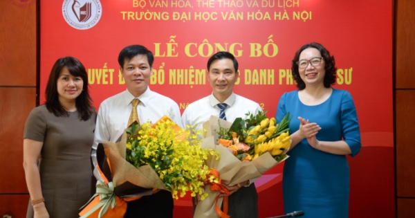 Đại học Văn hoá Hà Nội có 2 tân Phó Giáo sư