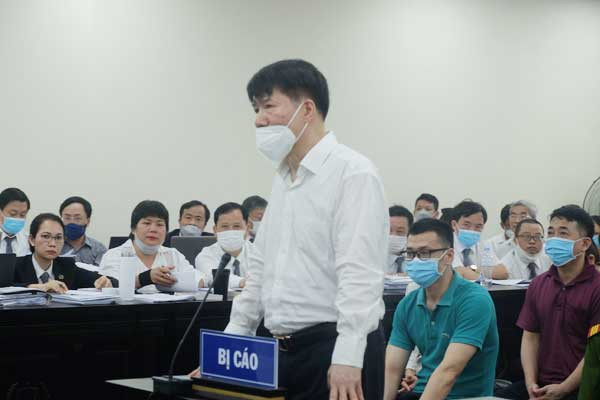 Bị cáo Trương Quốc Cường tại tòa