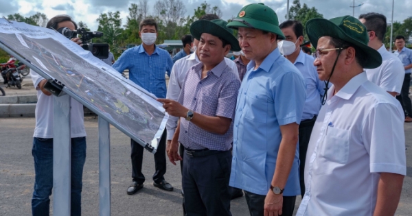 Phó Thủ tướng Lê Minh Khái kiểm tra tiến độ một số công trình tại TP Cần Thơ