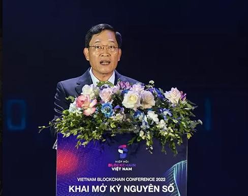 Thứ trưởng Bộ Khoa học &amp;amp; Công nghệ - ông Trần Văn Tùng phát biểu tại buổi Lễ.