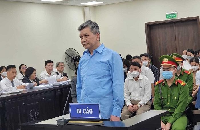 Bị cáo Trần Ngọc Hà tại tòa.