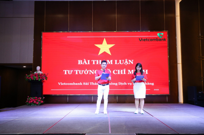 Phần dự thi của các đội đến từ những Phòng nghiệp vụ của Vietcombank Sài Thành