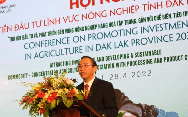 Đắk Lắk: Hội nghị xúc tiến đầu tư lĩnh vực nông nghiệp năm 2022