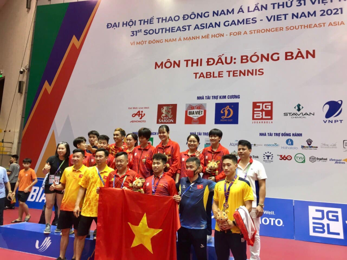 Nguyễn Đức Tuân giành huy chương vàng nội dung bóng bán đơn nam SEA Games  31
