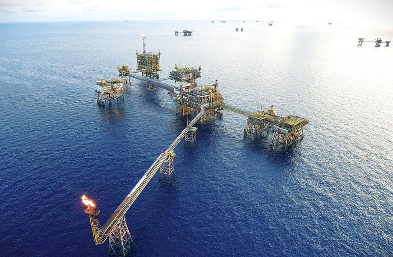 Công trình khai thác dầu khí trên biển của PVEP.