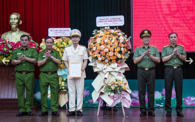 Thượng tá Trần Bình Hưng giữ chức Phó Giám đốc Công an tỉnh Đắk Lắk