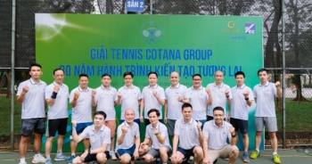 Giải tennis Cotana Group - “30 năm - Dòng chảy kiến tạo tương lai” thành công tốt đẹp