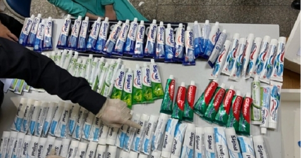 Vụ án ma túy trong tuýp kem đánh răng tại sân bay: Thứ trưởng Bộ Công an gửi Thư khen lực lượng phá án