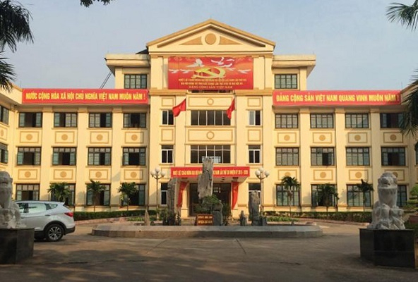 UBND huyện Lục Nam, nơi một số cựu quan chức để xảy ra sai phạm trong việc cấp Giấy chứng nhận quyền sử dụng đất.