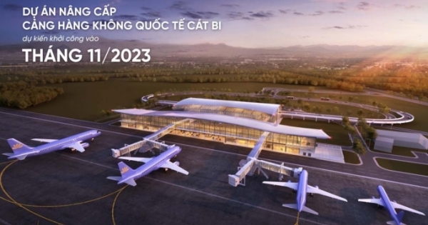 Dự kiến khởi công nhà ga hành khách thứ 2 tại sân bay Cát Bi vào tháng 11/2023