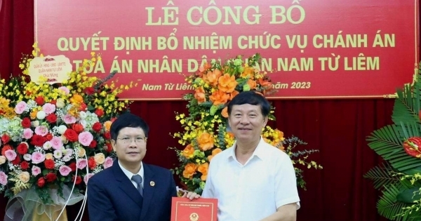 Ông Chu Thiện Nghĩa được bổ nhiệm làm Chánh án TAND quận Nam Từ Liêm
