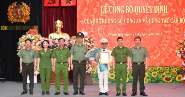 Thượng tá Lê Ngọc Anh giữ chức vụ Phó Giám đốc Công an tỉnh Thanh Hóa