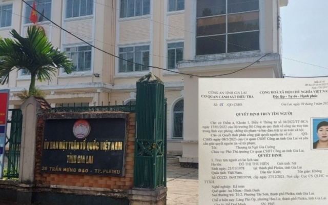 Kế toán của Ủy ban MTTQ Việt Nam tỉnh Gia Lai bị Công an tạm giữ
