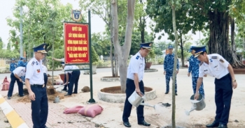 Bộ Tư lệnh Vùng Cảnh sát biển 3 phát động trồng cây "Đời đời nhớ ơn Bác Hồ"