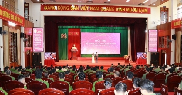 Công an Lào Cai tổ chức Hội thi bí thư chi bộ giỏi năm 2023