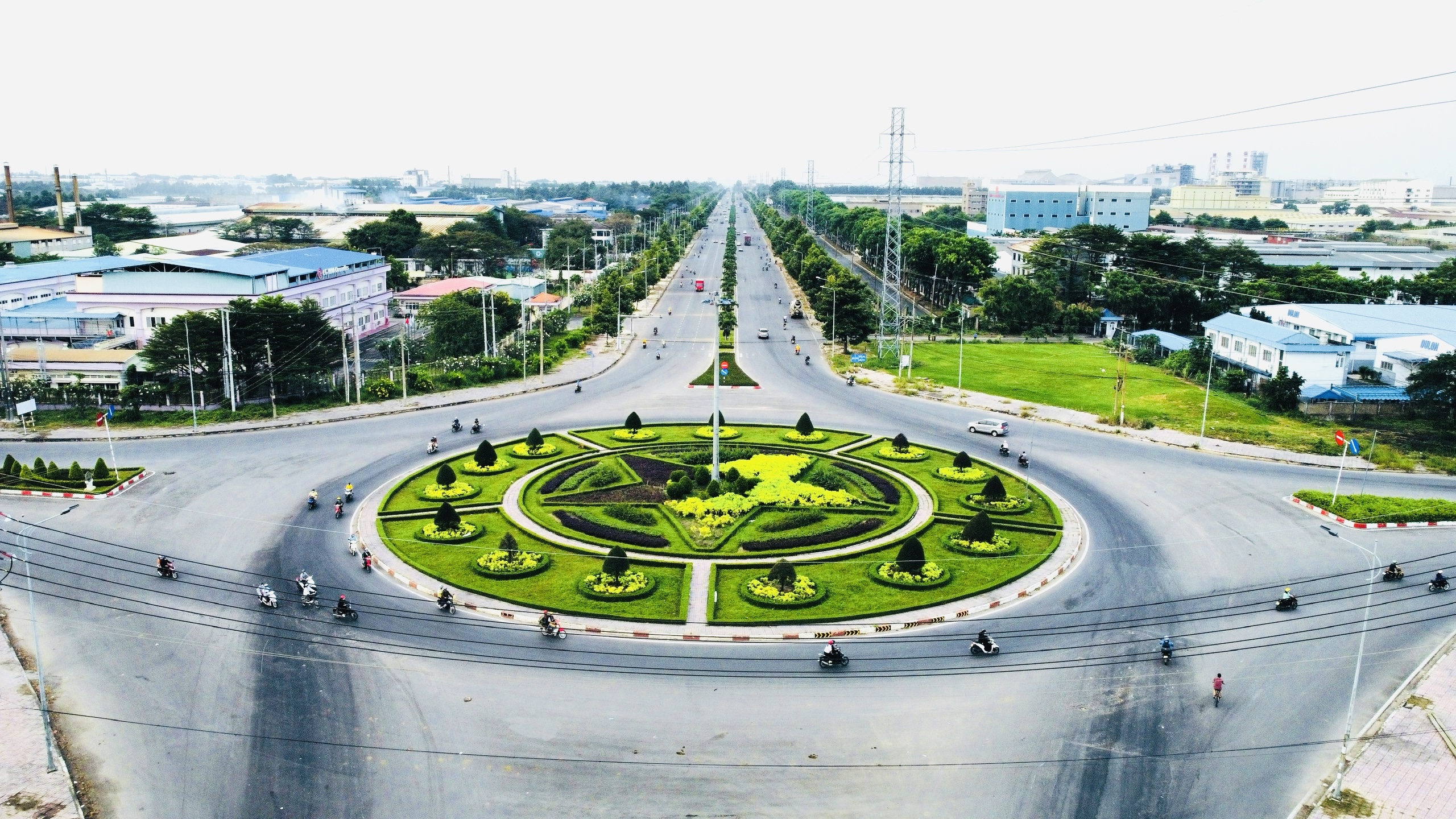 đẩy nhanh đầu tư cơ sở hạ tầng kỹ thuật giúp huyện Nhơn Trạch sớm hoàn thành mục tiêu lên thành phố.
