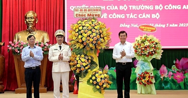 Thượng tá Nguyễn Mạnh Toàn làm phó Giám đốc Công an tỉnh Đồng Nai