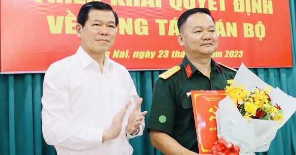 Đại tá Bùi Đăng Ninh giữ chức Phó Bí thư Đảng ủy Quân sự tỉnh Đồng Nai