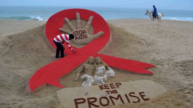 Ấn Độ hiện c&oacute; hơn 2 triệu người nhiễm virus HIV. (Ảnh: BBC).