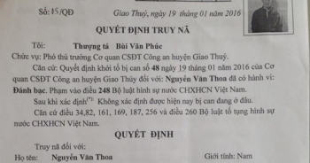 Nam Định: Vụ "Công an bắt đánh bạc" - Cơ quan điều tra truy nã người không bỏ trốn?