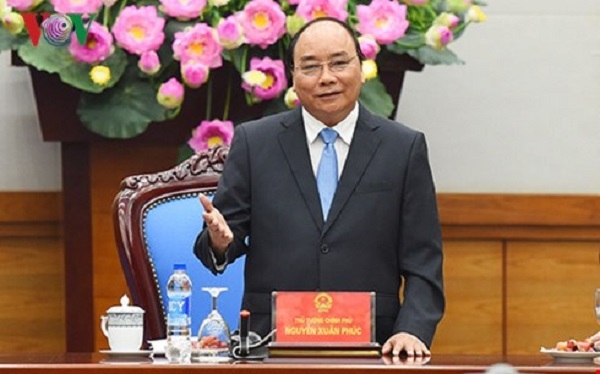 Thủ tướng Nguyễn Xu&acirc;n Ph&uacute;c đ&aacute;nh gi&aacute; cao vai tr&ograve; của b&aacute;o ch&iacute; trong sự ph&aacute;t triển đất nước.