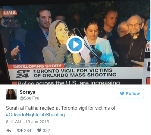 Một buổi cầu nguyện ở Toronto, Canada.
