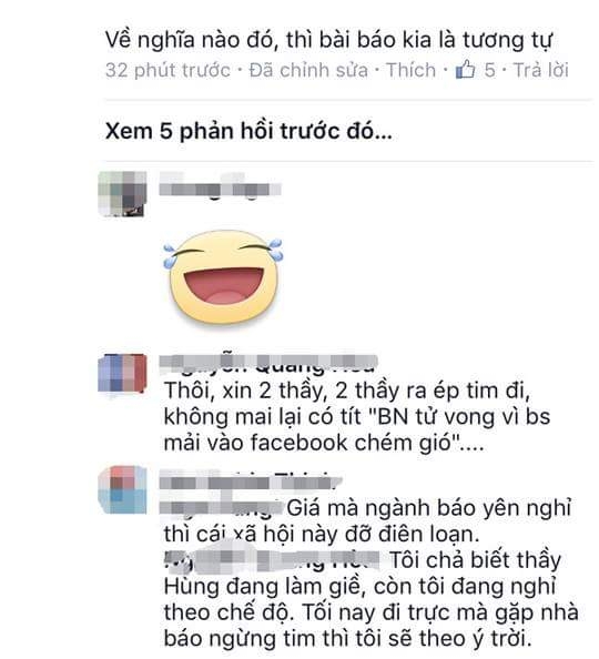 B&igrave;nh luận của Facebooker Bui Nghia Thinh.