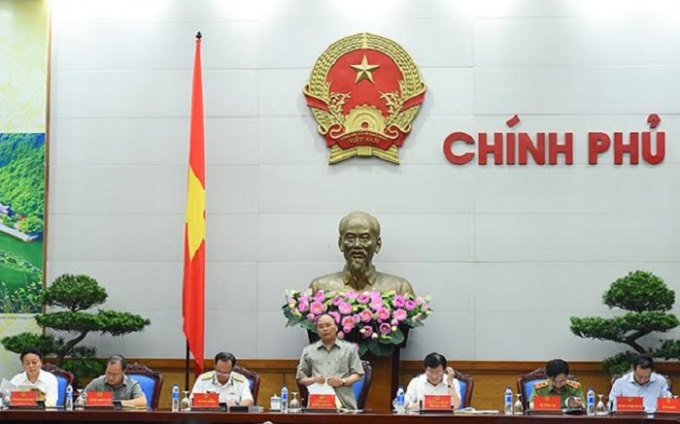 Thủ tướng Nguyễn Xu&acirc;n Ph&uacute;c chủ tr&igrave; họp Ủy ban Quốc gia t&igrave;m kiếm cứu nạn.