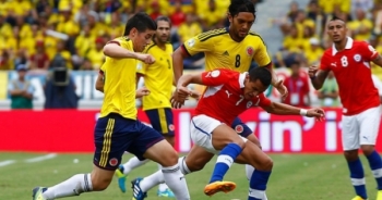 Trực tiếp Colombia vs Chile - 7h00 ngày 23/06