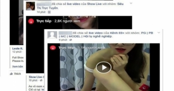 Trục lợi từ video khoe thân qua Facebook Live ở Việt Nam