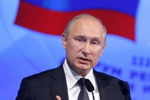 Tổng thống Nga Vladimir Putin. (Ảnh: Zuma Press)