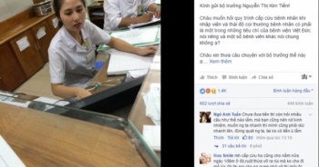 Bức xúc Bệnh viện Việt Đức, lên Facebook viết tâm thư gửi Bộ trưởng Tiến