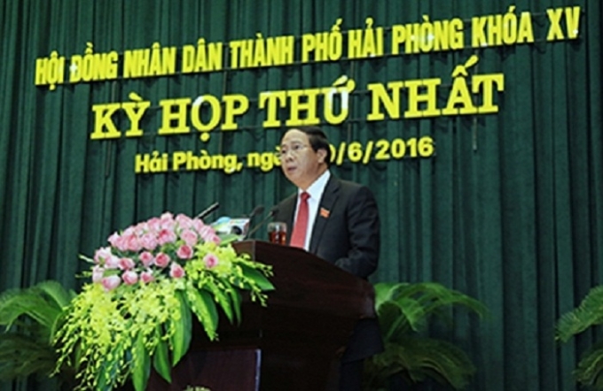 &Ocirc;ng Nguyễn Văn T&ugrave;ng được bầu l&agrave;m Chủ tịch UBND TP Hải Ph&ograve;ng.