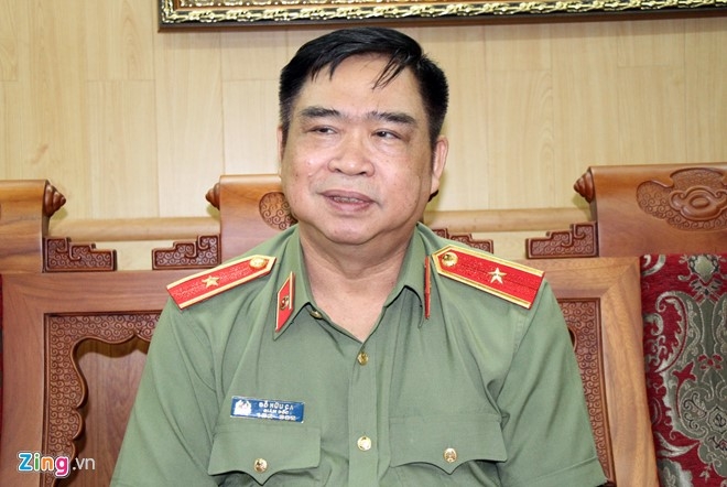Thiếu tướng Đỗ Hữu Ca - Gi&aacute;m đốc C&ocirc;ng an TP Hải Ph&ograve;ng. (Ảnh Zing.vn)
