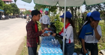 Ninh Bình: Thí sinh thi vào lớp 10 THPT được phục vụ nước uống nước miễn phí