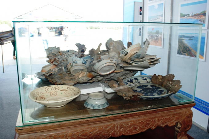 Một số hiện vật gốm sứ được ph&aacute;t hiện qua những đợt khảo cổ.