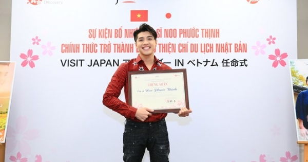 Noo Phước Thịnh làm “Đại sứ thiện chí Du lịch Nhật Bản”