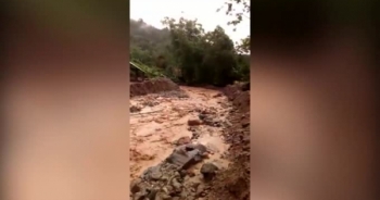 Hà Giang: Sạt lở nghiêm trọng sau trận mưa lớn