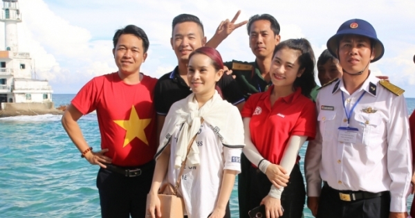 Sơn Ca trở lại cùng Việt Quang biểu diễn phục vụ các chiến sĩ Trường Sa
