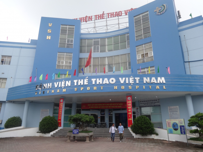 Bệnh viện Thể thao Việt Nam nơi xảy ra sự việc tr&ecirc;n.&nbsp;