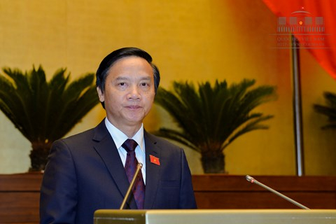 Chủ nhiệm Ủy ban Ph&aacute;p luật của Quốc hội Nguyễn Khắc Định