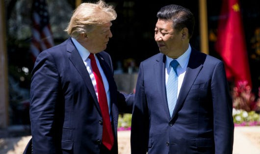 Tổng thống Mỹ Donald Trump v&agrave; Chủ tịch Trung Quốc Tập Cận B&igrave;nh.