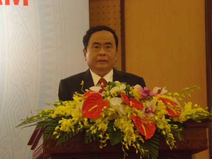 T&acirc;n Chủ tịch Ủy ban T.Ư MTTQ Việt Nam Trần Thanh Mẫn.