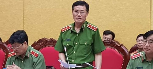Trung tướng Đỗ Kim Tuyến th&ocirc;ng tin về l&yacute; do khởi tố Nh&agrave; b&aacute;o&nbsp;Duy Phong.