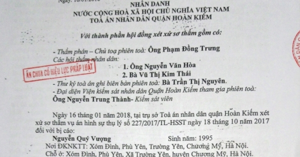 Vụ án Nguyễn Quý Vượng (Hà Nội): Đâm 10 nhát vào vùng xung yếu bị xét xử tội “Cố ý gây thương tích”