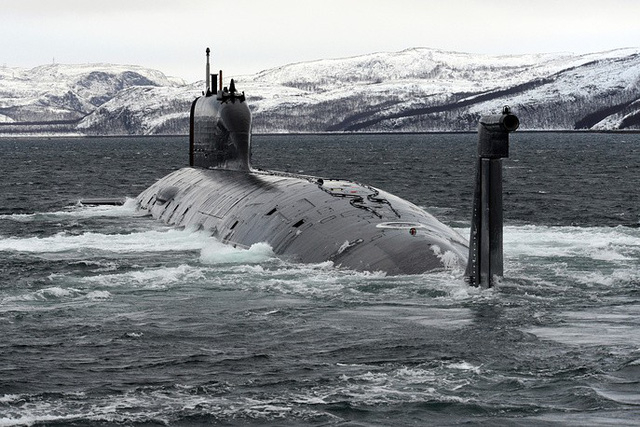 T&agrave;u ngầm hạt nh&acirc;n Severodvinsk l&agrave; một trong số 41 t&agrave;u ngầm của Hạm đội phương Bắc Nga.