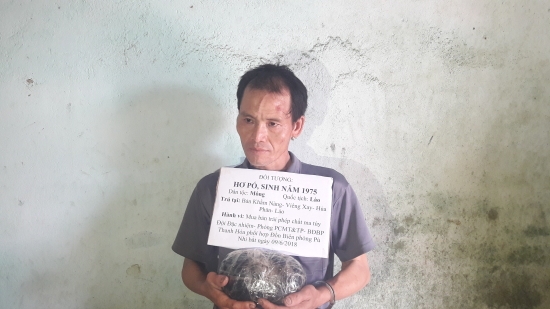 Bắt giữ đối tượng buôn 3kg thuốc phiện từ biên giới Lào vào Việt Nam