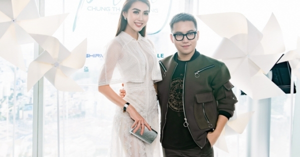 Tường Linh diện đầm ren thanh khiết dự show thời trang Chung Thanh Phong